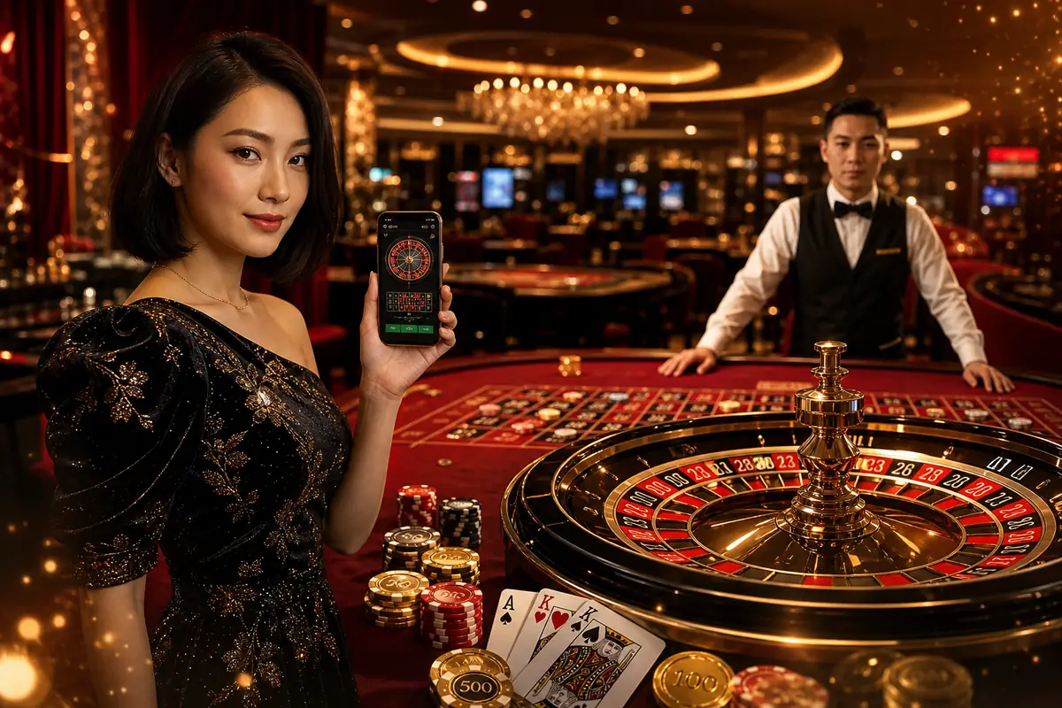 gangcuci Casino meja live dealer baccarat